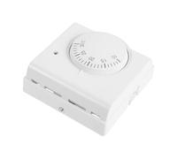 Tofficu Manual Temperature Regulation Thermostat Plastic Material with Internal and External Thread Design for Central Air Conditioning and Heating Suitable for Residential Retrofits