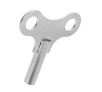 Tofficu Mechanical Grandfather Clock Winding Key Steel Finish Use Clock Winder for Living Dining Maintenance Tool
