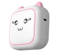 Tofficu Mini Wireless Photo Label Printer M5 Pink with Thermal Paper Portable Pocket Printer for Home School Use Compatible with Mobile Smartphone