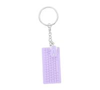 Tofficu Miniature Keyboard and Mouse Keychain Tech Charm Compact Bag Accessory for Boys Backpacks Handbags Cartoon Tiny Gadget Keyring