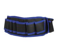 Tofficu Multi Function Electrician Tool Waist Bag Oxford Cloth Tool Carrying Belt Bag with Multi Pockets for Wrench Hammer Screwdriver Tape Measure