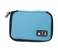 Tofficu Multifunctional Electronics Organizer Case Travel Cable Organizer Bag for Chargers USB Drives Power Banks Data Cables Lightweight Durable Blue