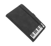 Tofficu Music Composition Notebook Pu Cover with Smooth Paper for Journaling Note Taking and Drawing for Music Enthusiasts Students and Office Workers