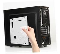 Tofficu Open Frame Computer Case Bracket DIY Bench Case for Uatx Motherboards Transparent Chassis Stand with USB Panel Easy Install Open Air Testing Base