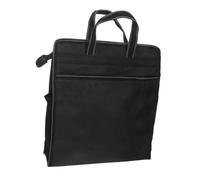 Tofficu Oxford Document Carrier Bag with Zipper Top-handle Portable File Tote for Business Travel Ergonomic Comfortable Briefcase for Men and Women Professional Organizer Folder