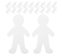 Tofficu Paperboard People Cutouts 20 Pieces Blank Cardboard Figures for Kids Diy Crafts Classroom Decorations Boys and Girls Art Projects