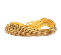 Tofficu PE Synthetic Rattan Strip Flexible Wicker Furniture Repair Material for Indoor Outdoor Basket Weaving DIY Crafts Realistic Texture Flat Wicker Cane for Sofa Chair Restoration