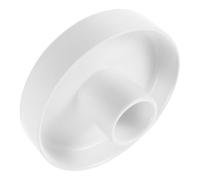 Tofficu Peruvian White Ceramic Palo Santo Incense Holder with Burning Tray, Fragrance Stick Burner for Aromatherapy and Meditation, Decorative Desktop Candle Stand for Home Use