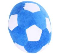 Tofficu Pet Plush Soccer Ball Chew for Dogs, Bite-resistant Soft Stuffed Ball, Small Dog Molar Exercising for Teeth Cleaning and Interactive Play