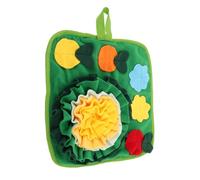 Tofficu Pet Snuffle Mat Slow Feeding Training Pad Polar Fleece | Interactive Foraging Design, Easy to Clean Surface, Small Animal Play and Feeding Use