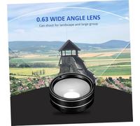Tofficu Phone Camera Lens Kit Wide Angle Fisheye Macro Telephoto Extender Optical Zoom Portable for Smartphone Photography with Multi-effect Filters for Landscape Portraits and