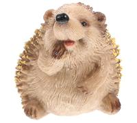 Tofficu Plastic Hedgehog Garden Ornament - Cute Miniature Hedgehog Statue for Outdoor and Indoor Decoration, Weatherproof and Durable, Ideal for Fairy Gardens, Balconies, and Home Landscaping