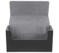 Tofficu Plastic Playing Card Box with Pu Material for Protecting Cards and Keeping Corners Unbent Holder