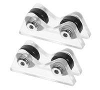 Tofficu Pool Cue Straightness Inspection Tool 2Pcs with Ferris Wheel Mechanism for Snooker and Nineball Cue Tip Shaping and Repair in Billiards Training