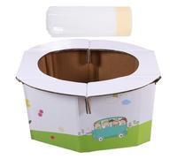 Tofficu Portable Folding Potty Seat Compact and Portable Design Toilet with Trash Bags for Lightweight Plastic Travel Potty for Home and Camping Use