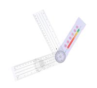 Tofficu Portable Medical Goniometer Protractor Angle Ruler for Orthopedic Body Measurement Compact Design with High Contrast Scale for Accurate Joint and Range of Motion Assessment
