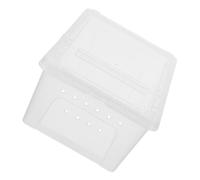 Tofficu Portable Spider Terrarium Breeding Box with Lid, Plastic Reptile Tank for Scorpion, Gecko, and Small Exotic Pets, Travel-friendly Pet Enclosure for Reptiles and Amphibians