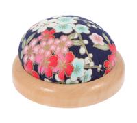 Tofficu Practical Printing Pincushion with Base Stable Needle Organizer for Sewing Embroidery and Hand Craft DIY Compact Needle Holder for Stitching Fans
