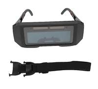 Tofficu Professional Auto Darkening Welding Lightweight Compact Safety Goggles for Electric Welding Infrared Protection Fast Dimming Comfortable Fit for Long Wear