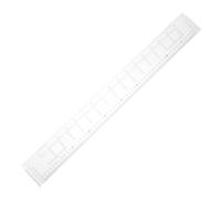 Tofficu Professional Cartography Tool Map Scale Ruler 1:50000 Lightweight Plastic Coordinate Measuring Gauge with Data Display for Sailing and Critical Fieldwork