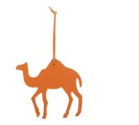 Tofficu PU Camel Keychain Pendant Bag Hanging Charm for Women Handbags Small Decorative Animal Accessory Lightweight Middle Eastern Style Accent