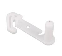 Tofficu Refrigerator Door Parts Easy-installation Plastic Hook Scratch-resistant Stopper Heat-resistant Fridge Accessory for Residential Fridge Maintenance