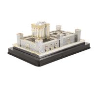 Tofficu Religious Jerusalem Temple Model Resin Statue for Desktop Ornament Suitable for Church Decor and Home Living Space Decoration