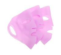 Tofficu Reusable with Ear Hook Design 3pcs Silicone Face Mask Covers 3d Stretchable Sheet Mask Covers to Prevent Slipping and Enhance Skin Elasticity for Women for Facial Skin Care