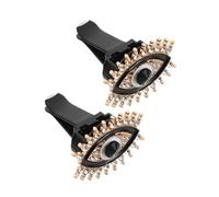 Tofficu Rhinestone Devil Eye Car Air Vent Clips Bling Alloy Air Freshening Vent Charms 2pcs with Secure Attachment Decoration Accessories for Suvs and Cars