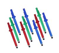 Tofficu Scratch-resistant Touchscreen Pen 10pcs Portable Stylus for Tablets and Phones with Plastic Body and Draw-on-screen Function Random Color