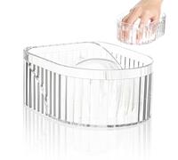 Tofficu Shell Manicure Soak Bowl for Nail Polish Removal Acrylic Nail Soaking Tool with Softening Dead Skin Function for Home and Professional Use