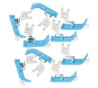 Tofficu Side-Blocking Presser Foot for Industrial Sewing Machines with Built-in Thread Cutter Left and Right Guide Feet for Precise Narrow Seam Stitching Compatible with Singer and Brother Machines