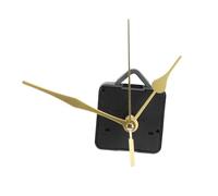 Tofficu Silent Clock Movement Mechanisms, Quartz Clock Mechanisms Battery Powered Replacement Accessories Kit,Diy Watch Parts for Wall Electric Outdoor Scanning Needle No Battery, Gold