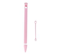 Tofficu Silica Gel Protective Cover for 1st Gen Stylus, Pig Pattern Pencil Case Compatible with Stylus, Pink Silicone Sleeve for Tablet Accessories