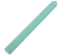 Tofficu Silicone Dough Roller with Scale, Non-Stick Green Baking Rolling Pin for Pastry, Cookie, and Dumpling Dough, Kitchen Baking Tool for Precise Thickness Control