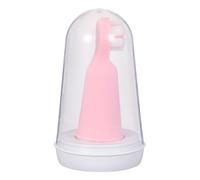 Tofficu Silicone Finger Toothbrush with Three-Sided Liquid Silicone Bristles for Infants Designed to Remove Tongue Coating and Plaque from Gums and Tongue, Oral Cleaner for Newborns