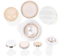 Tofficu Silicone Gel Toe Separators Small Decorative Soft Splitters for Pedicure 8 Pieces Reusable Nail Art Tool for Home and Salon