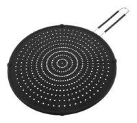 Tofficu Silicone Splash Guard for Frying Pan with Handle, Anti Oil Splashing Net Cover, Non-Stick Pot Oil Screen for Kitchen Cooking, Random Colour