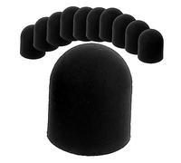 Tofficu Silicone Stylus Tip Replacement Set 15pcs Rubber Nibs for Touchscreen Pens, 6.0mm Head Diameter, for Lightweight Screen Pressure Use