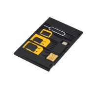 Tofficu Sim Adapter Kit Nano to Micro and Standard Sim Card Reader Set 5pcs for Smartphones Mobile Phone Otg Reader Accessories Random Color