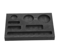 Tofficu Slots Graphite Ingot Mold for Metal Casting with Oxidation-Resistant Design Rapid Melting Efficiency and Precision Polished Surfaces Suitable for Silver Gold Copper Jewelry and