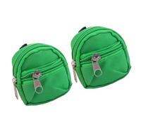 Tofficu Small Coin Wallet Keychain Zipper Closure for Daily Essentials Includes Mini Backpack Change Bags as Key Chains Pendants for Attaching to Keys Bags
