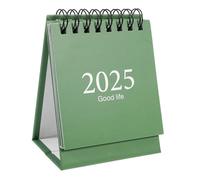 Tofficu Small Desk Calendar 2024-2025 Mini Desk Calendar from July 2024 to Dec 2025 for Planning Organizing Daily Scheduler Small Calendar 2024 for Home Office School Green