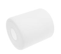 Tofficu Small White Glass Cylinder Lampshade with Wide Compatibility and Efficient Heat Dissipation, Modern Stylish Round Lamp Shade for Living Room and Bedroom, E27 Light Fixture Cover