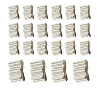 Tofficu Solar Panel Cable Clips Under Module Frame 50pcs Stainless Steel Wire Clamps for Organizing No Tools Required Photovoltaic Cables Outdoor