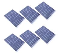 Tofficu Solar Panel Stickers Realistic Photovoltaic Board Decals with Adhesive Backing 6sheets for Model Trains and Scenery Suitable for Hobby Building and Architectural Models