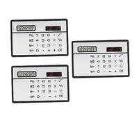 Tofficu Solar Powered Ultra Thin Pocket Calculator Mini Touch Screen Calculators for School Office Home Use Energy Saving and Portable Design