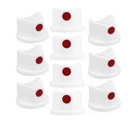Tofficu Spray Paint Nozzles 10 Pcs Extended Usage Aerosol Can Accessories with Waterproof Feature for Graffiti and Creative Painting