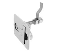 Tofficu Stainless Steel Flush Turning Lock Lift Handle Boat Hatch Latch Heavy-Duty Cam Latch for Yacht Cabin Doors Boat Deck Cabinet and Floor Hatch Applications