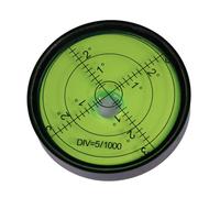 Tofficu Stainless Steel Small Spirit Level with Green Liquid Bubble Horizontal Bubble Level for Outdoor Construction Surveying Mapping Black Cover
